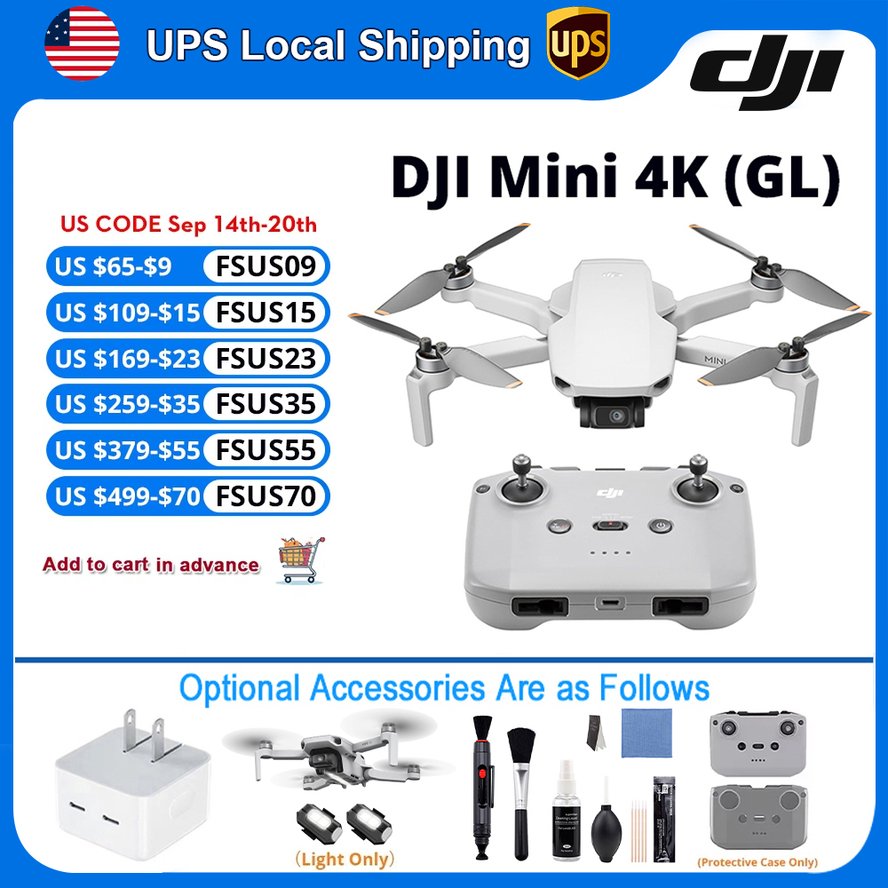 Travel Accessories Long Flight - Drone DJI Mini 4K con Accessori