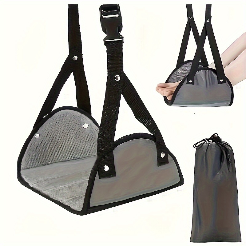 Travel Accessories Long Flight - Amaca per Piedi Regolabile e Portatile,