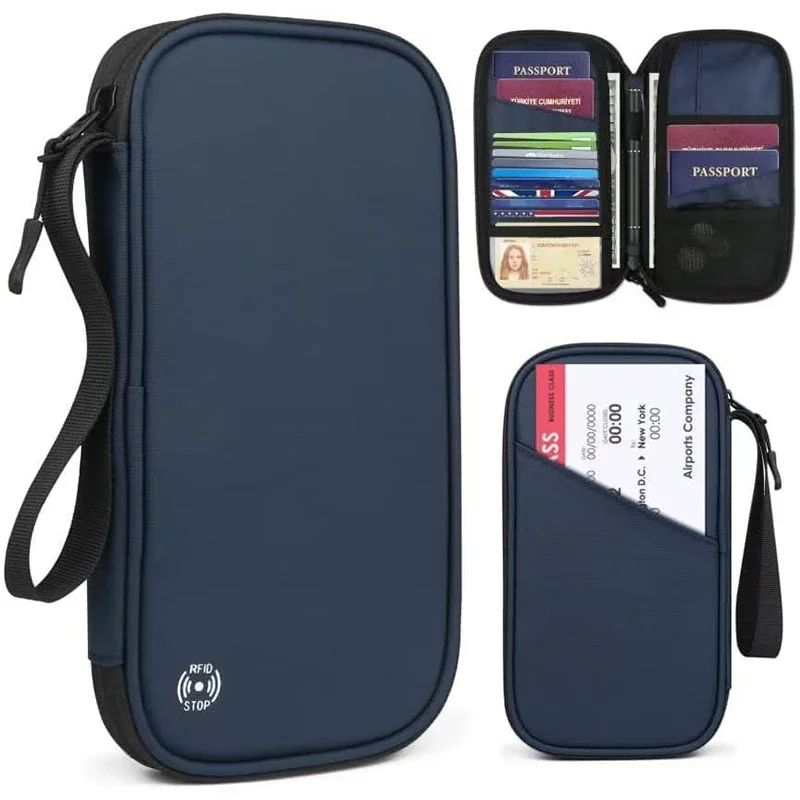 Travel Accessories Wallet - Portafoglio leggero per passaporto da viaggio