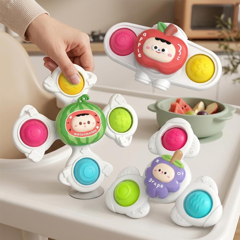 Travel Accessories Baby - Set di 3 Giocattoli Girevoli per