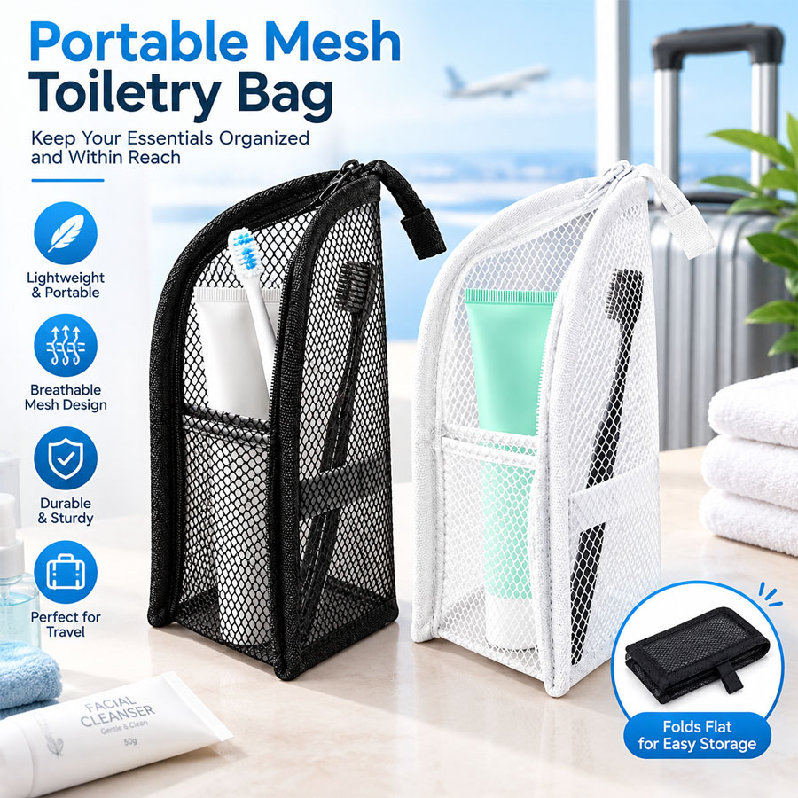 Travel Accessories Organizer Bag - 1 borsa da toilette portatile in