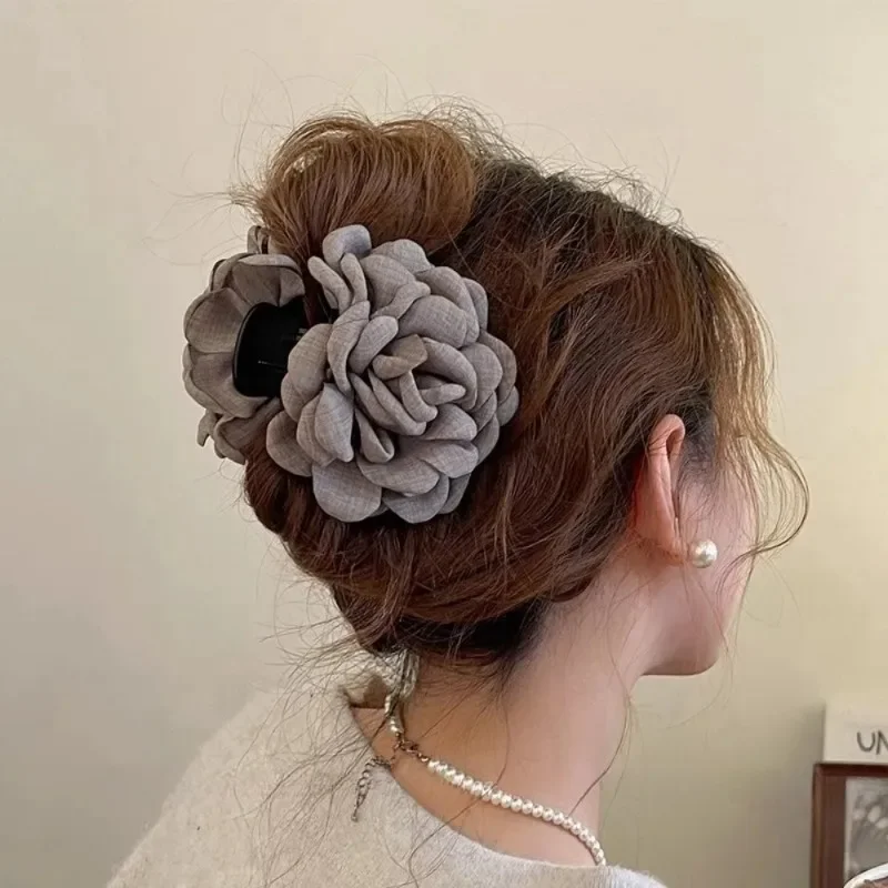 Travel Accessories Aesthetic - Fermagli per capelli con fiore di