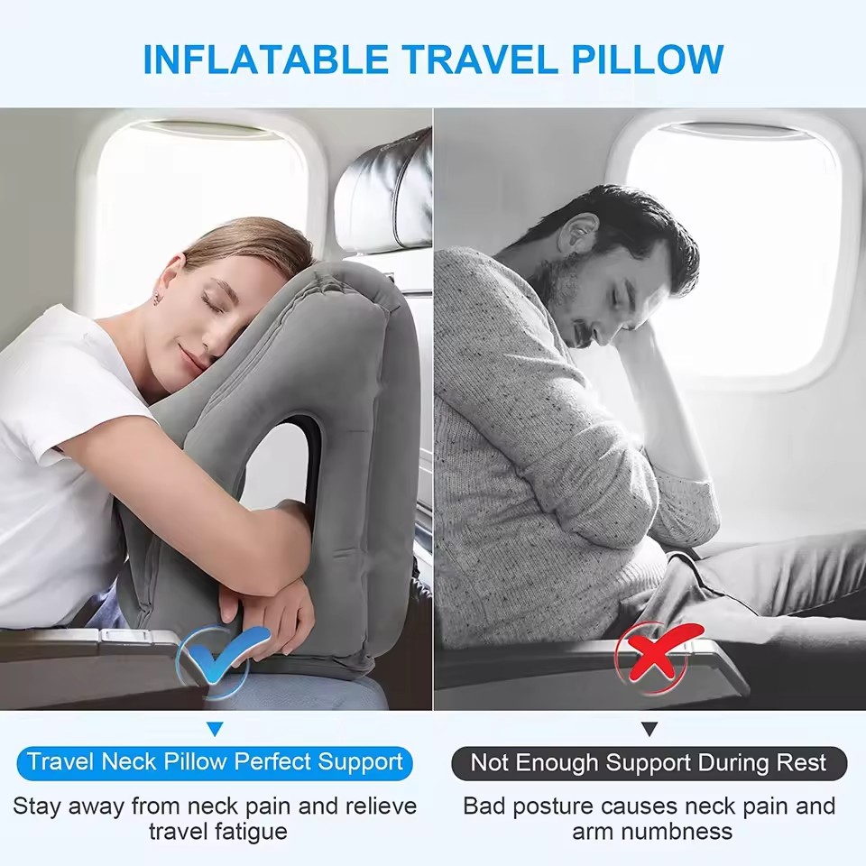 Cuscino da viaggio gonfiabile, - Travel Accessories Long Flight recensione e prezzo