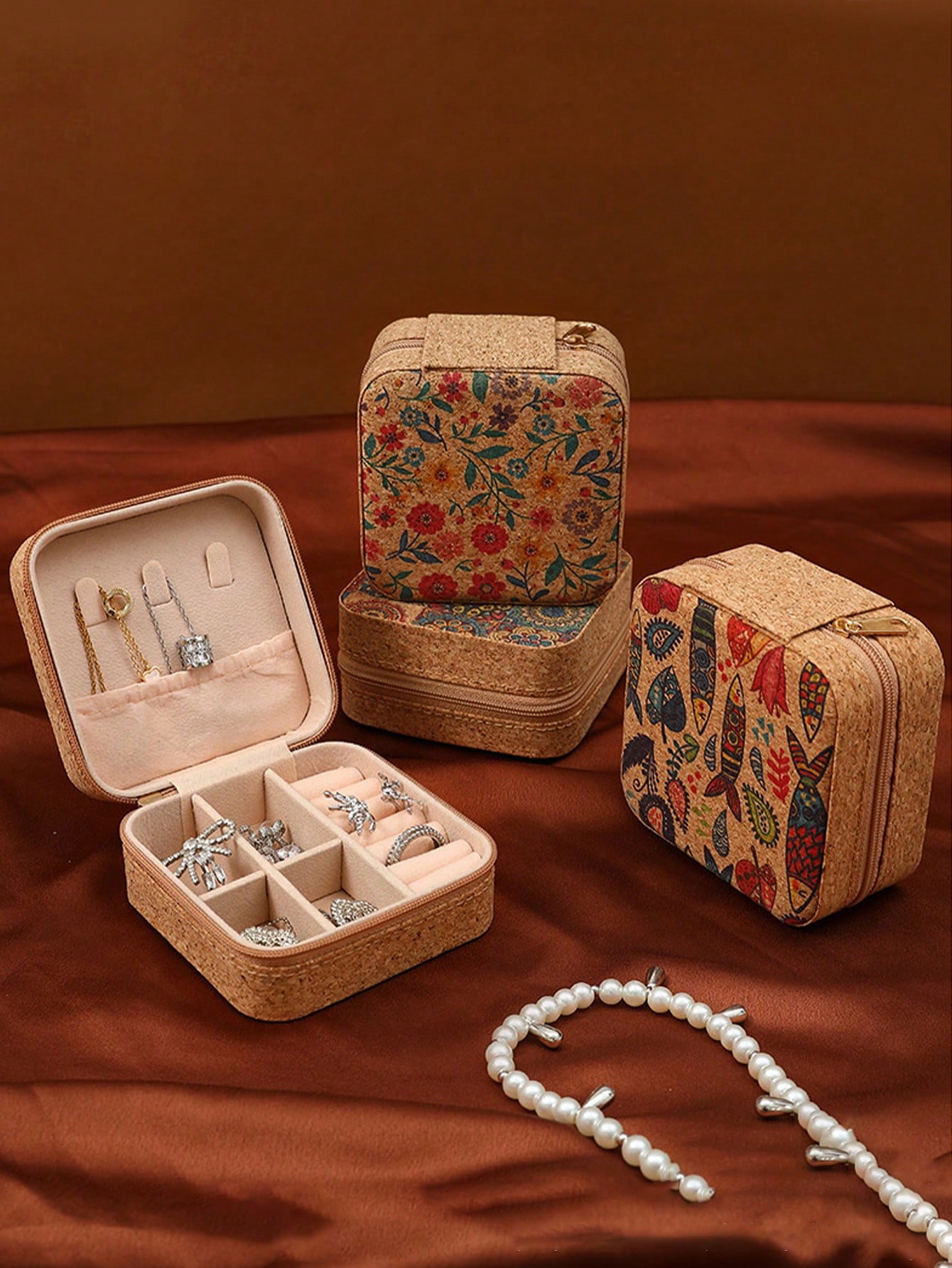 Portagioie Quadrato Vintage co - Travel Accessories Jewelry recensione e prezzo